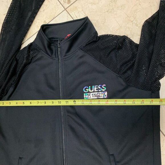 Guess Los Angeles Women's Black Fleece Jacket. - Picture 8 of 14